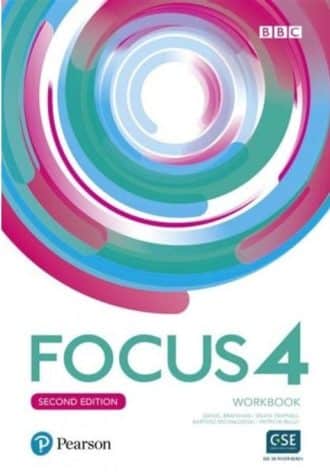 Focus 4 second edition workbook autora Daniel Brayshaw, Angela Bandis, Bartosz Michalowski, Beata Trapnell, David Byrne, Amanda Davies