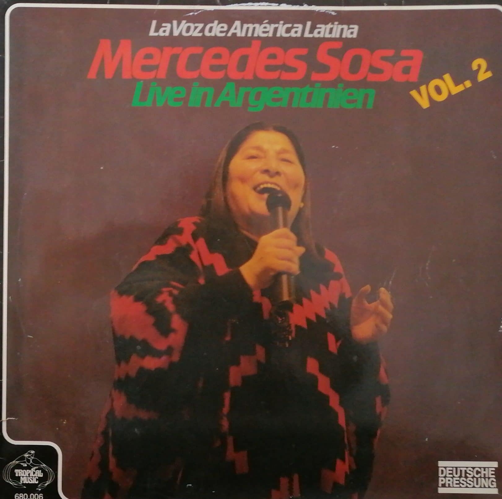 Gramofonska ploča Mercedes Sosa Live In Argentinien (Vol. 2) 680006