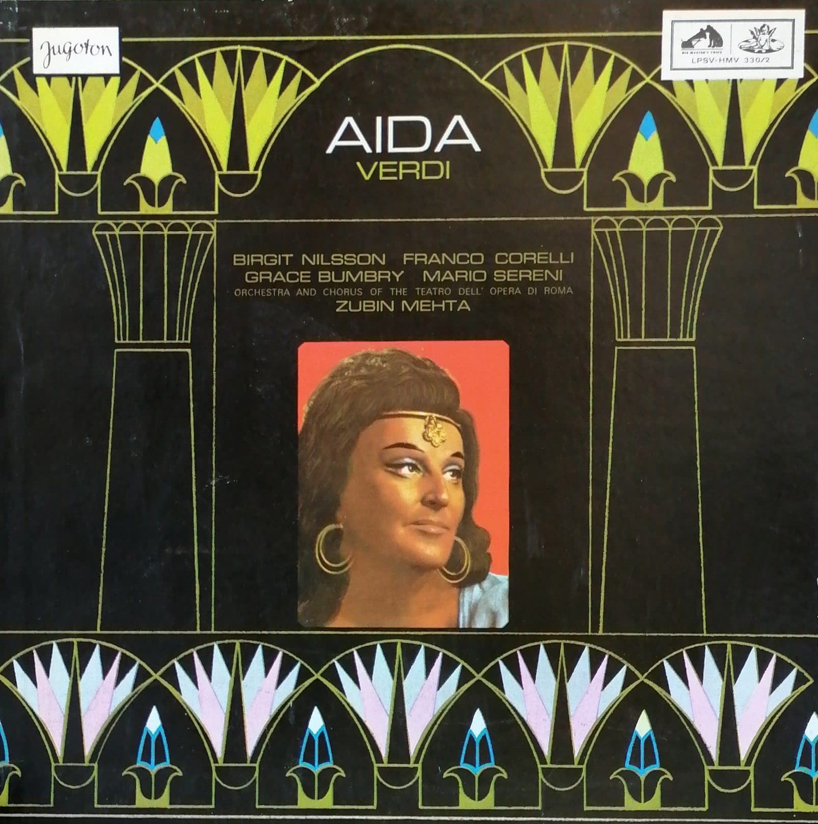 Gramofonska ploča Aida Giuseppe Verdi LPSV-HMV 330/2