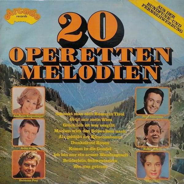 Gramofonska ploča 20 Operetten Melodien Hermann Prey / Anneliese Rothenberger / Kurt Böhme... ADE G 15