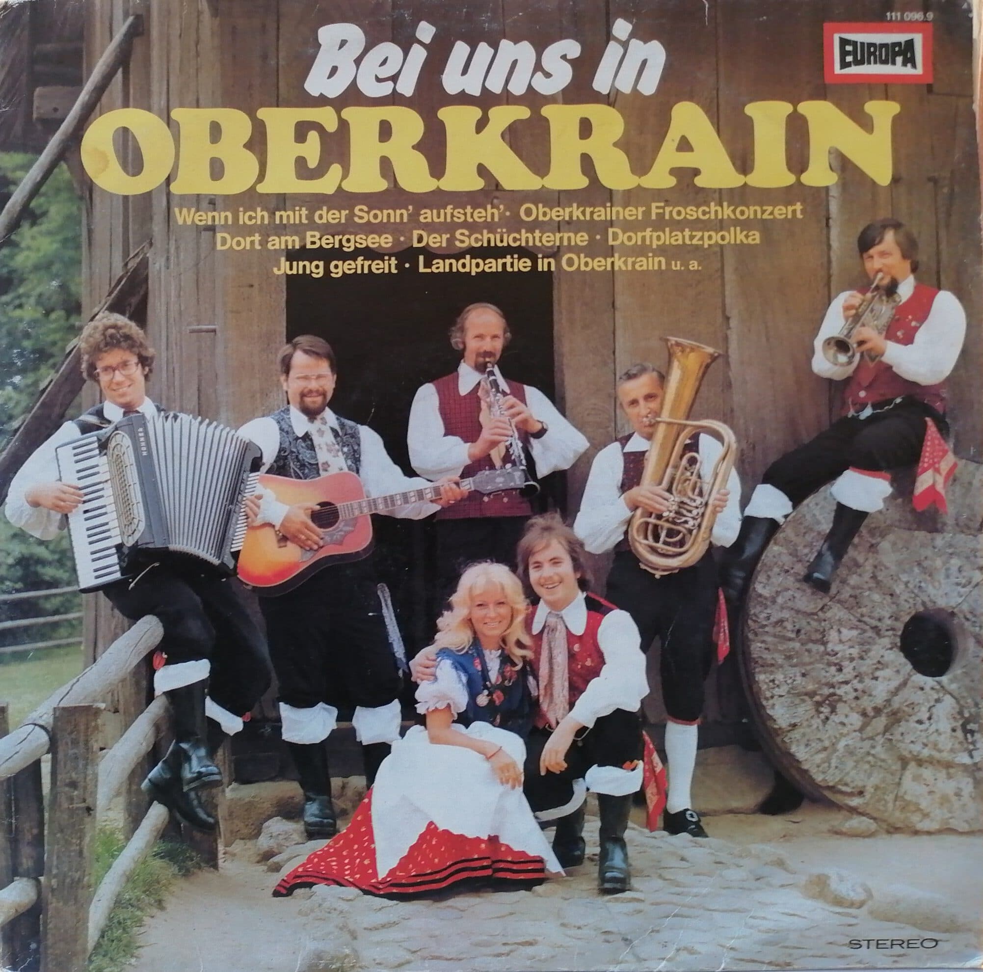 Gramofonska ploča Die Lustigen Oberkrainer Bei Uns In Oberkrain 111 096.9