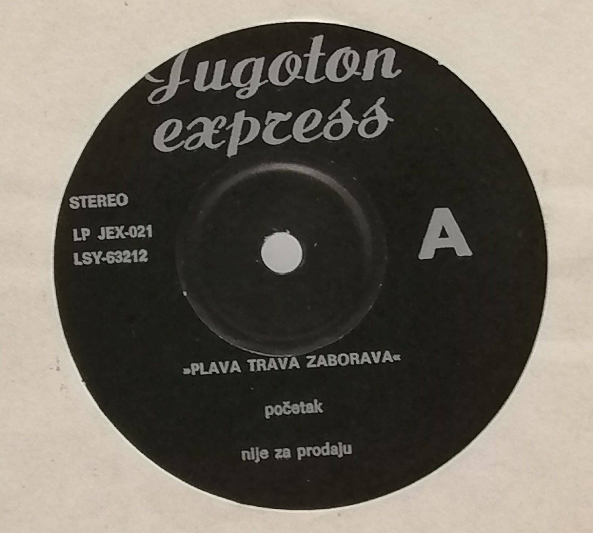 Gramofonska ploča Plava Trava Zaborava / Don Huan Jugoton Express JEX-021/022