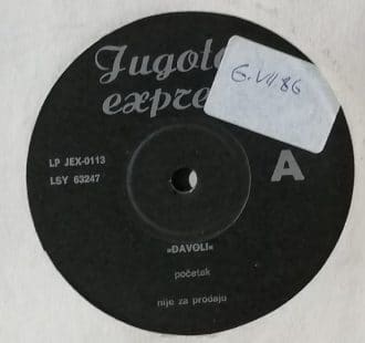 Gramofonska ploča Đavoli / Ivo Fabijan Jugoton Express