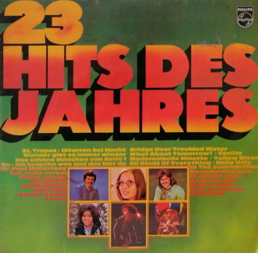 Gramofonska ploča 23 Hits Des Jahres Yvonne Schwalbé / Rainer Kossack / Tony / Ramona 6612022