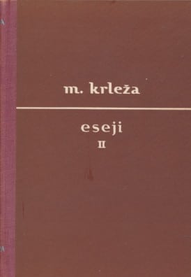 Eseji II Krleža Miroslav