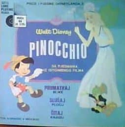 Pinocchio + singl Walt Disney