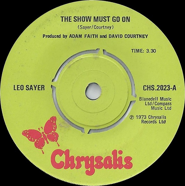 Tomorrow / The show must go on Leo Sayer
