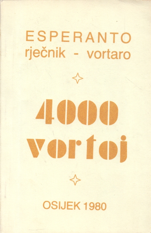 Esperanto - rječnik Ivan Flanjak i Aleksandar Kocian