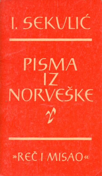 Pisma iz Norveške Sekulić Isidora
