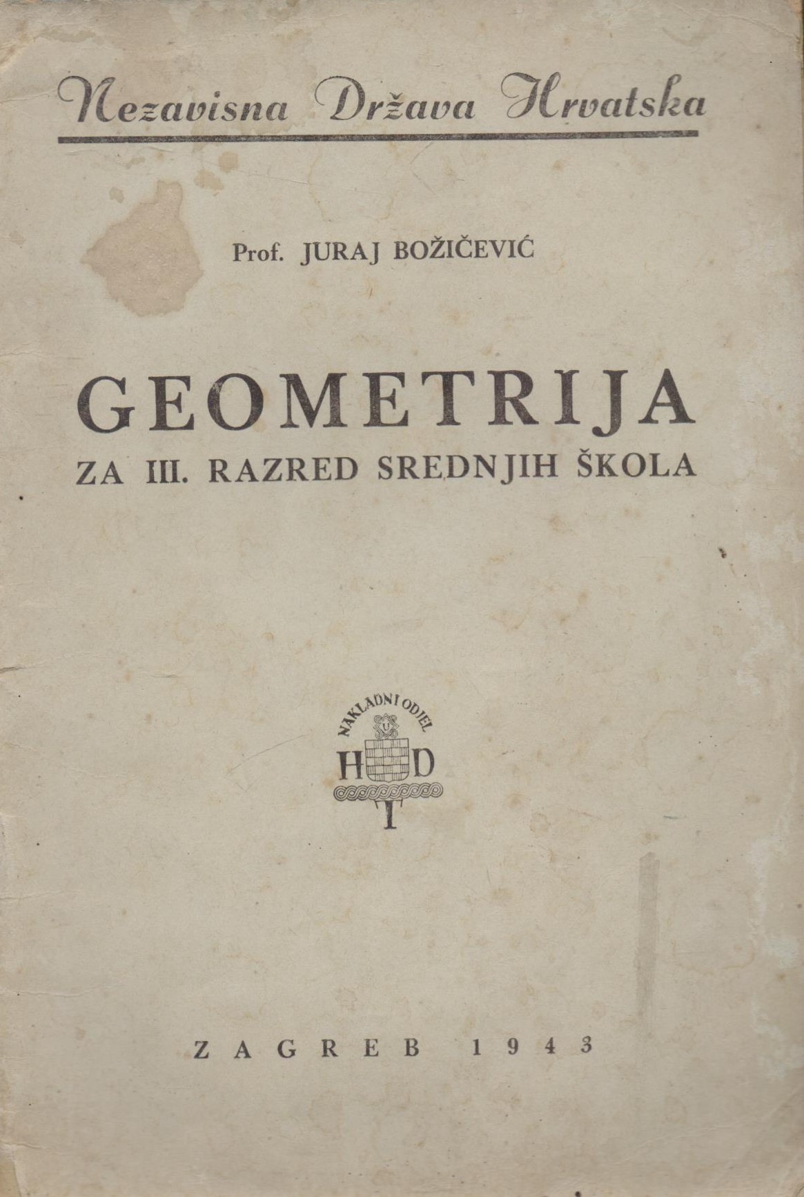 Geometrija Juraj Božičević