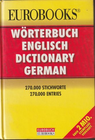 English-Deutsch English-German dictionary Eurobooks