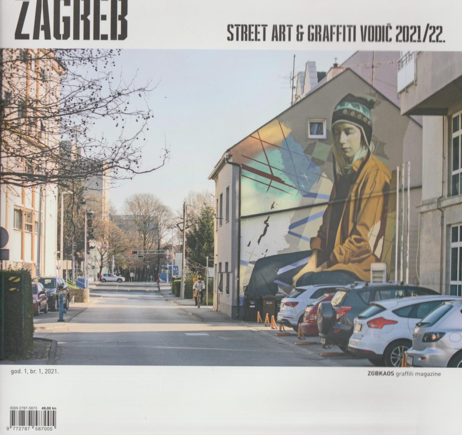 Zagreb - street art & graffiti vodič 2021./22. Krešimir Golubić