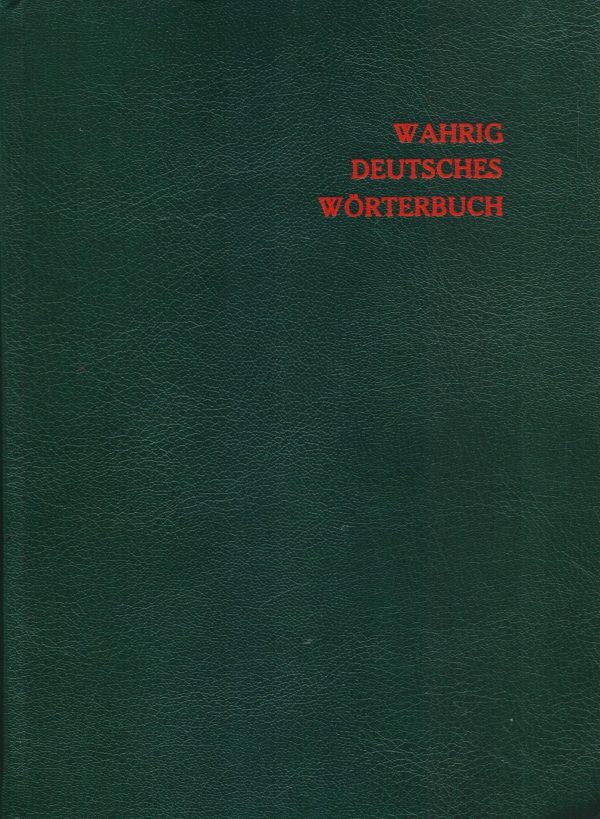 Deutsches Worterbuch Gerhard Wahrig