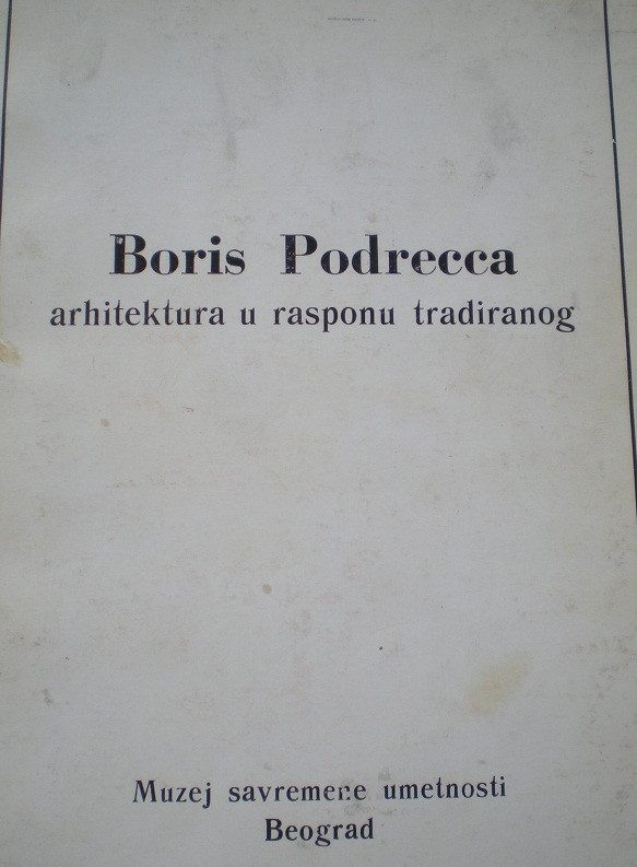 Arhitektura u rasponu tradiranog Boris Podrecca