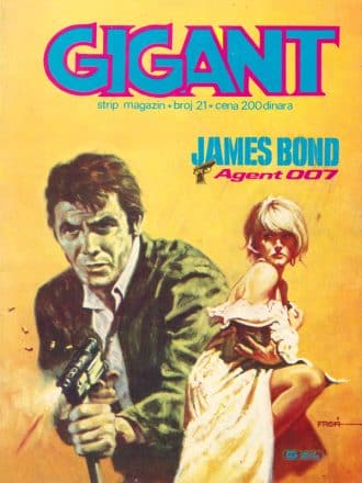 21. James Bond Gigant strip magazin