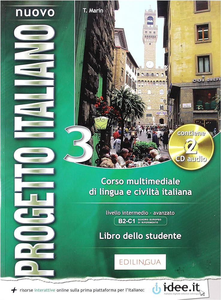 NUOVO PROGETTO ITALIANO 3 : libro dello studente + CD-ROM udžbenik talijanskog jezika za 3. i 4. razred gimnazije i četverogodišnje strukovne škole autora T. Marin