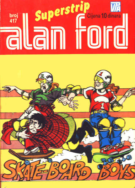 417. Skate-board boys Alan Ford