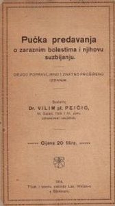 Pučka predavanja o zaraznim bolestima i njihovu suzbijanju Vilim Peičić