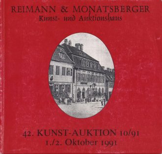 42. Kunst-Auktion 10/91, 1./2. Oktober 1991. G.A.