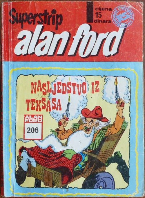206. Nasljedstvo iz Teksasa Alan Ford
