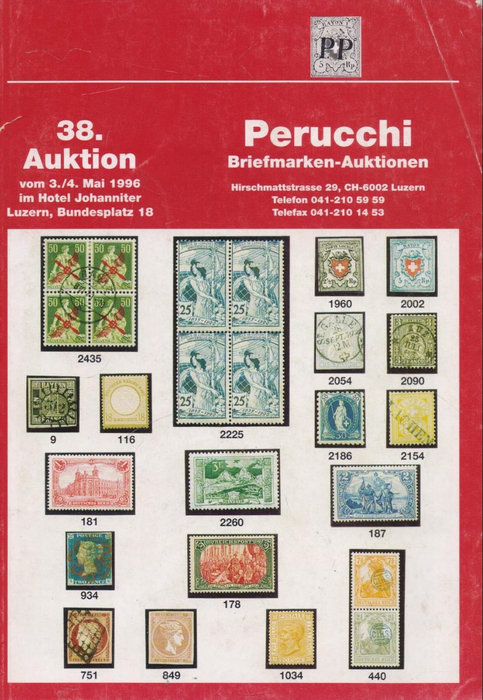Perucchi Briefmarken-Auktionen G.A.