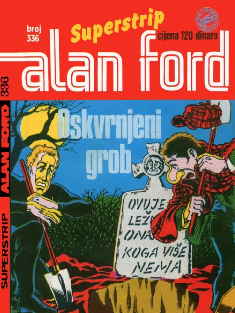 336. Oskvrnjeni grob Alan Ford
