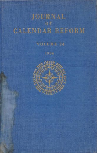Journal of calendar reform G.A.