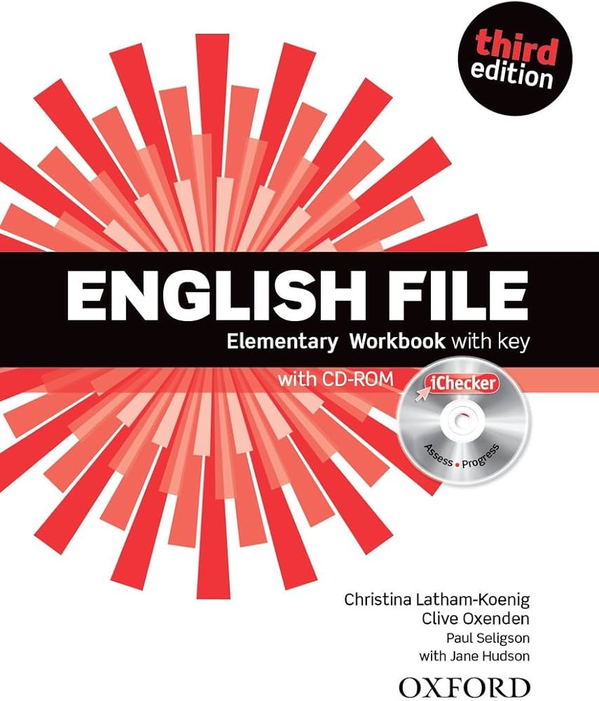 ENGLISH FILE THIRD EDITION ELEMENTARY WORKBOOK WITH KEY radna bilježnica engleskog jezika autora Christina Latham-Koenig , Clive Ocenden , Paul Seligson with Jane Hudson